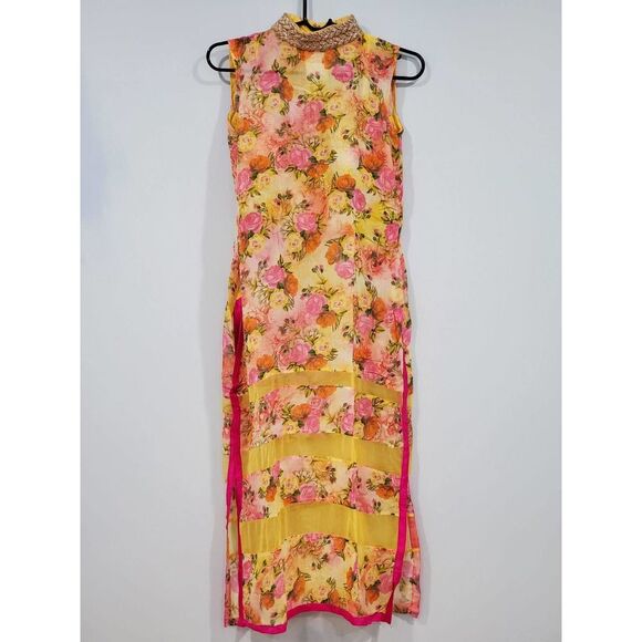 Indian style designer Women's long straight suit - Picture 2 of 12